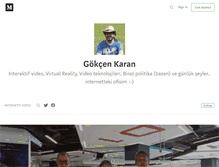 Tablet Screenshot of gokcenkaran.com